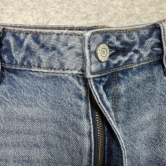 Pacsun Jean Shorts WMNS 29 High Rise Festival Cut-Off Distressed Raw Hem Denim - Picture 4 of 10